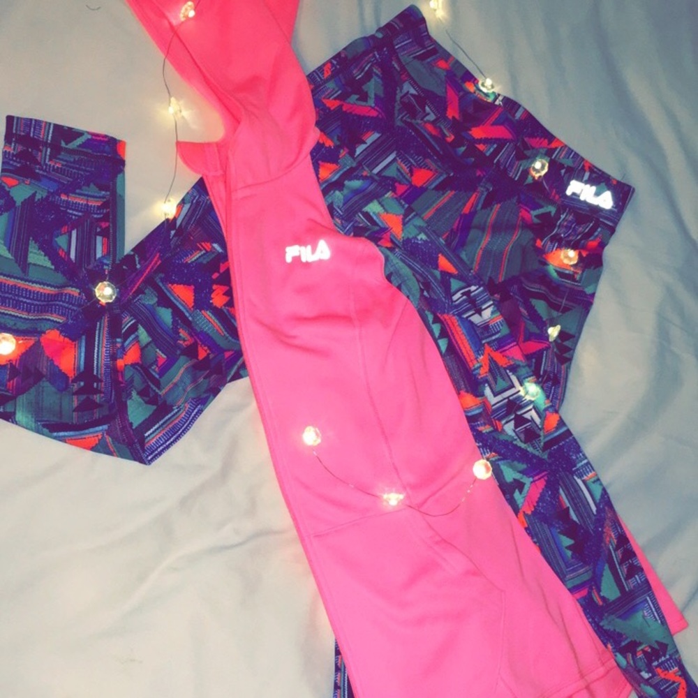 FILA Matching Athletic Jacket & Leggings